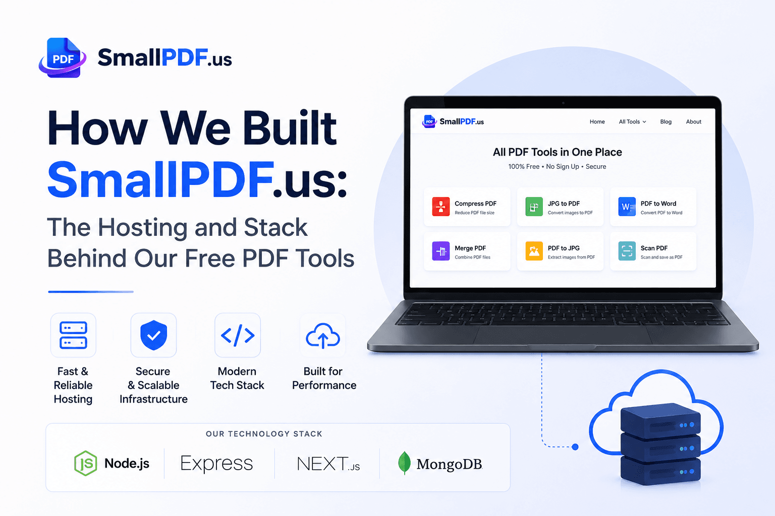 How We Built SmallPDF.us: Hosting & Tech Stack